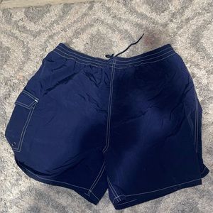 Navy blue Large men swim trunks
